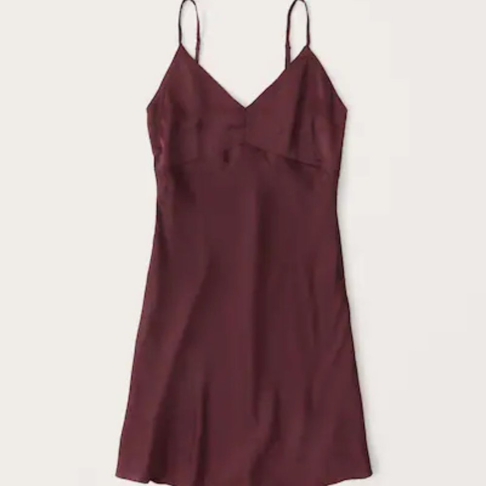 Satin Slip Mini Dress